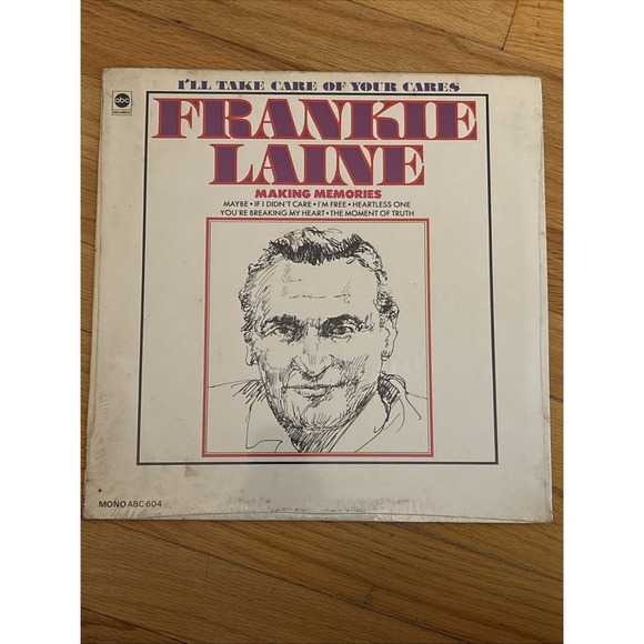 Other - Frankie Laine- I'll Take Care Of Your Cares Country 1967 ABCS-604 Vinyl 12''